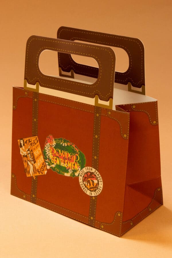 A brown paper bag with a suitcase on it, serving as a placeholder for Import placeholder for 10371.