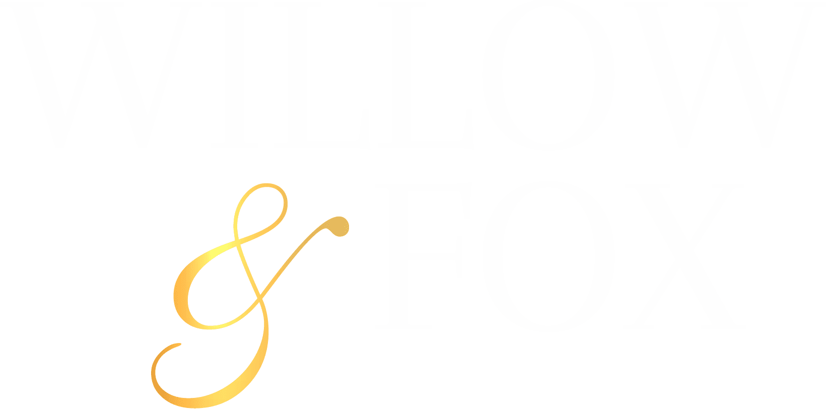 The logo for willow & fox.